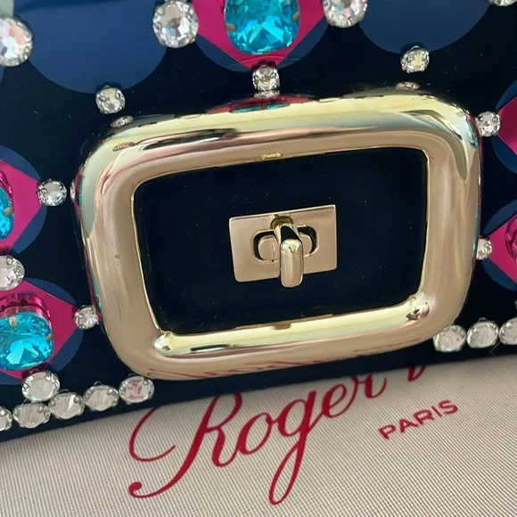 NWT Roger Vivier Choc Disco Mini Bag - brand new, never used - $3500 retail! - Picture 7 of 16